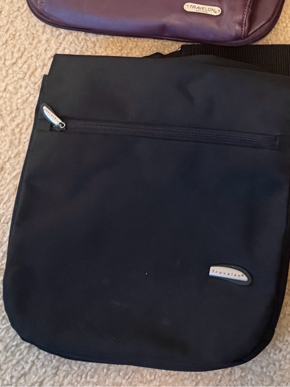 Travelon Black anti theft classic Crossbody Bag